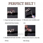 Volanic Men's Leather Ratchet Dress Belt for Men with Automatic Buckle