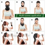 6 Pieces Sun UV Protection Face Mask Neck Gaiter Windproof Scarf Sunscreen Breathable Bandana Balaclava for Outdoor use
