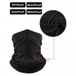 8 Pieces Summer UV Protection Neck Gaiter Scarf Cooling Breathable Face Balaclava Scarf