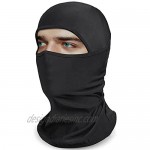 Balaclava Face Mask Summer Cooling Breathable Balaclava UV Protection for Men Women Sun Hood Lightweight Ski Mask for Skiing Running Hiking Reusable Mens Face Mask Outdoor Sports Cycling Hat Black