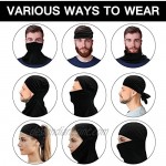 Balaclava Face Mask Summer Cooling Breathable Balaclava UV Protection for Men Women Sun Hood Lightweight Ski Mask for Skiing Running Hiking Reusable Mens Face Mask Outdoor Sports Cycling Hat Black