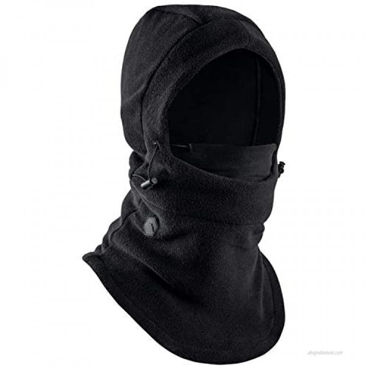 Balaclava Ski Mask - Winter Face Mask Cover for Extreme Cold Weather - Heavyweight Fleece Hood Snow Gear for Men & Women