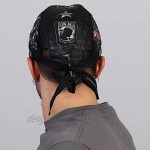 Hot Leathers - HWH1055 Never Forgotten Head Wrap (Black)