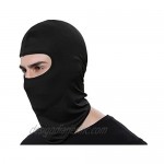 Pack of 3 Lycra Bandana Face Hat for Outdoor Airsoft Motorcycle Ski Mask Winter Sun Balaclava Black Tactical Hood Helmet