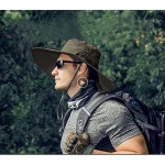 Folouse Sun Hat Breathable Boonie Adjustable Sun Hat with UV Protection Wide Brim for Outdoor Fishing Hiking Safari