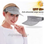 LoveYee 2Pack Pocketable Sports Sun Visor Hat for Women Summer Hats for Women Beach Vacation