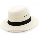 Natural Matte Toyo Safari Sun Hat with Black Band 2 1/2 Brim UPF (SPF) 50+ Sun Protection
