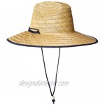 San Diego Hat Co. Men's Raffia and Straw Sun Hat Navy One Size