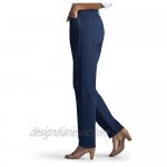 LEE Women's Relaxed-Fit Side Elastic Tapered-Leg Jean